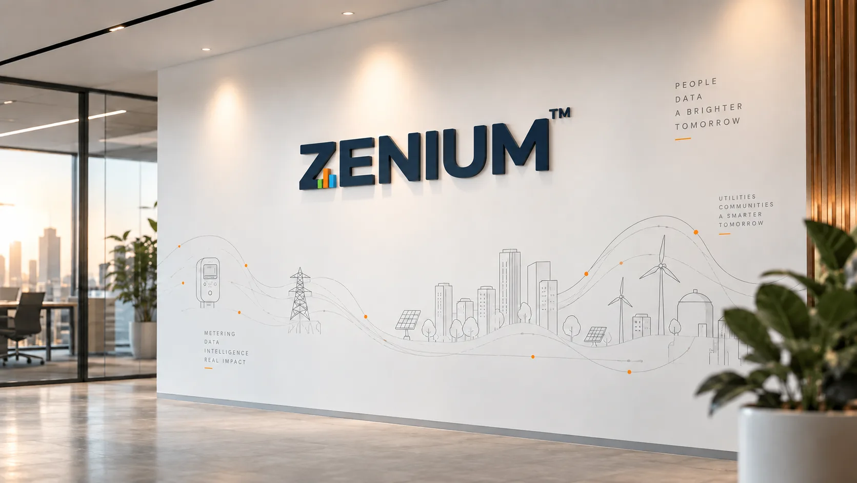 Utility transmission towers with connected smart-grid data network